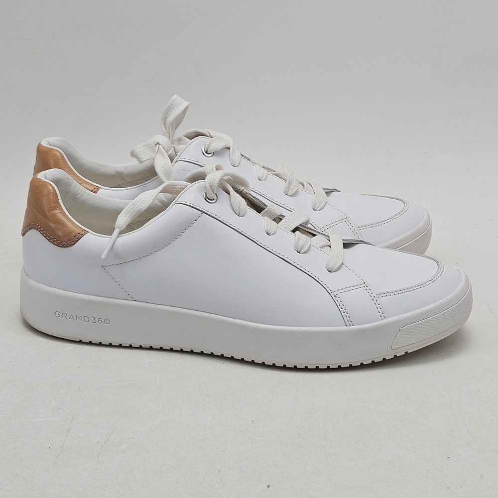 Cole Haan Grand Crosscourt Daily Sneaker Women 9.5B White Leather W21199 - Picture 10 of 13
